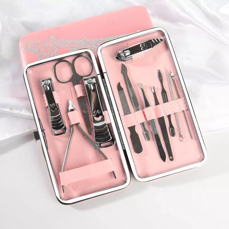 PUバッグ付きの12PCSネイルカッターセット