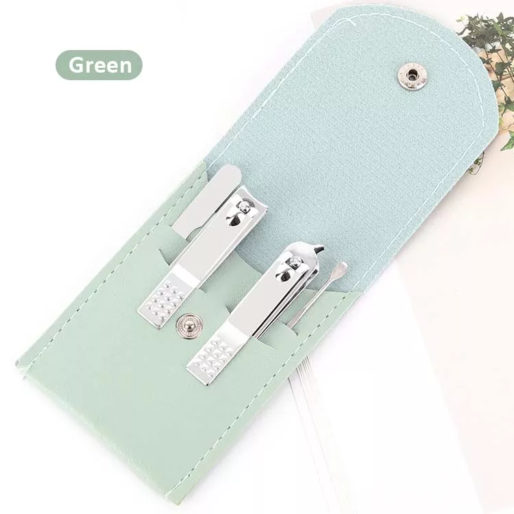 PUレザーバッグ4PCSネイルクリッパーセット